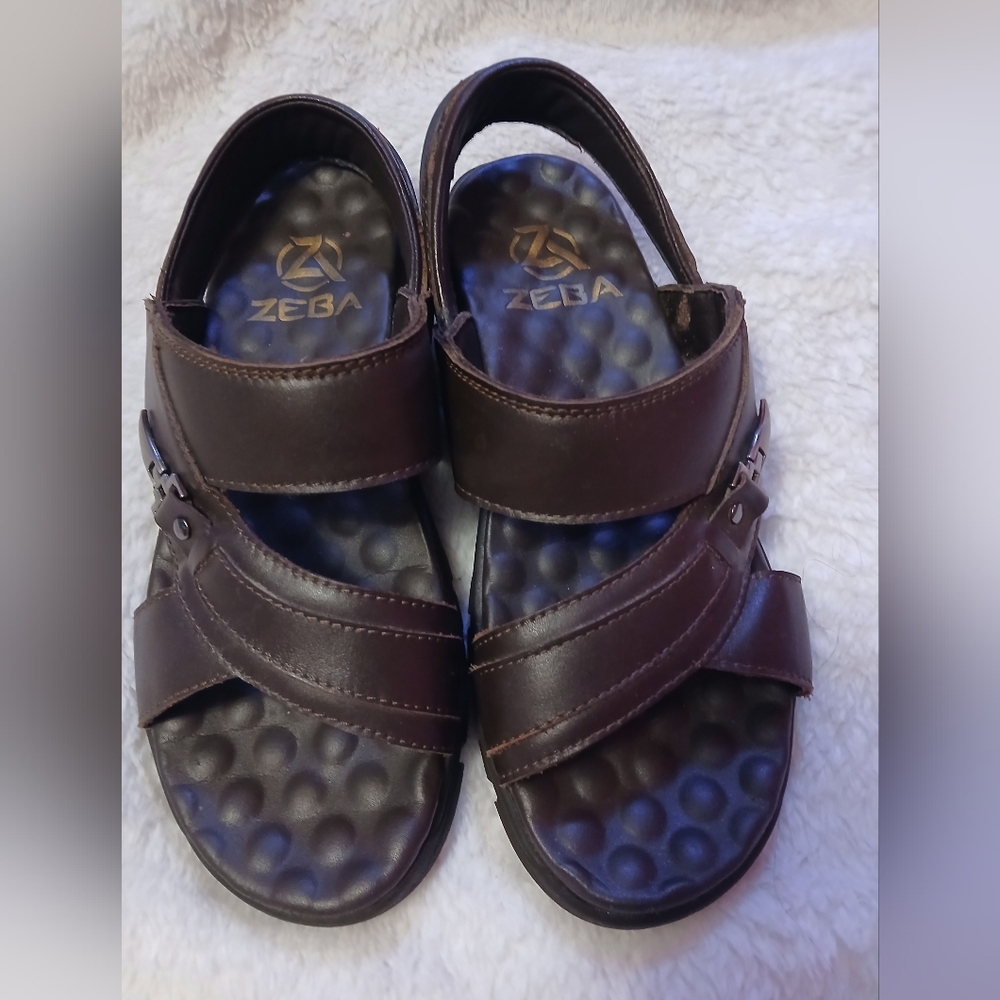 Zeba Men's Dark Brown Sandals